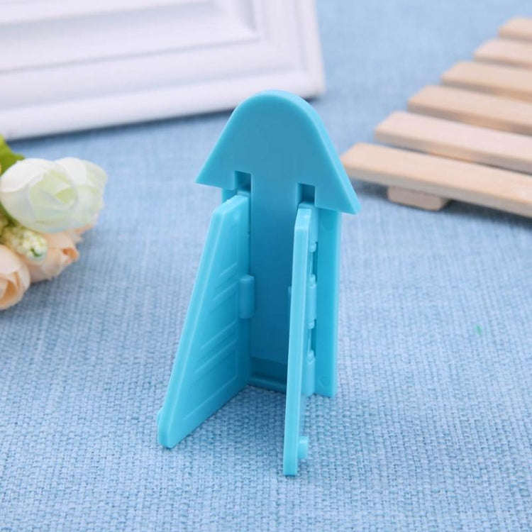Window Safety Lock Sliding Door Window Lock Door and Window Stopper for Children (Blue)