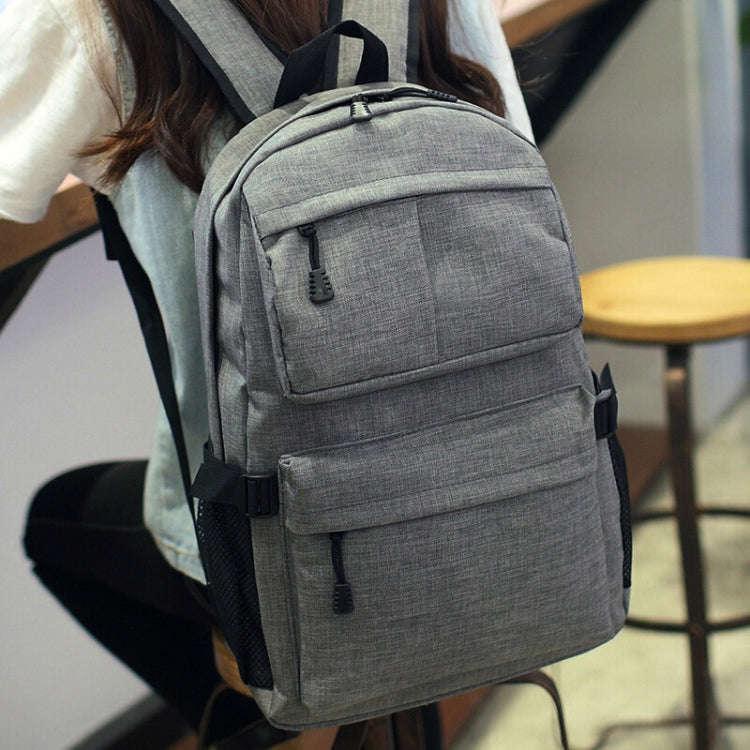 Universal Multi-Function Oxford Cloth Laptop Shoulders Bag Backpack with External USB Charging Po...
