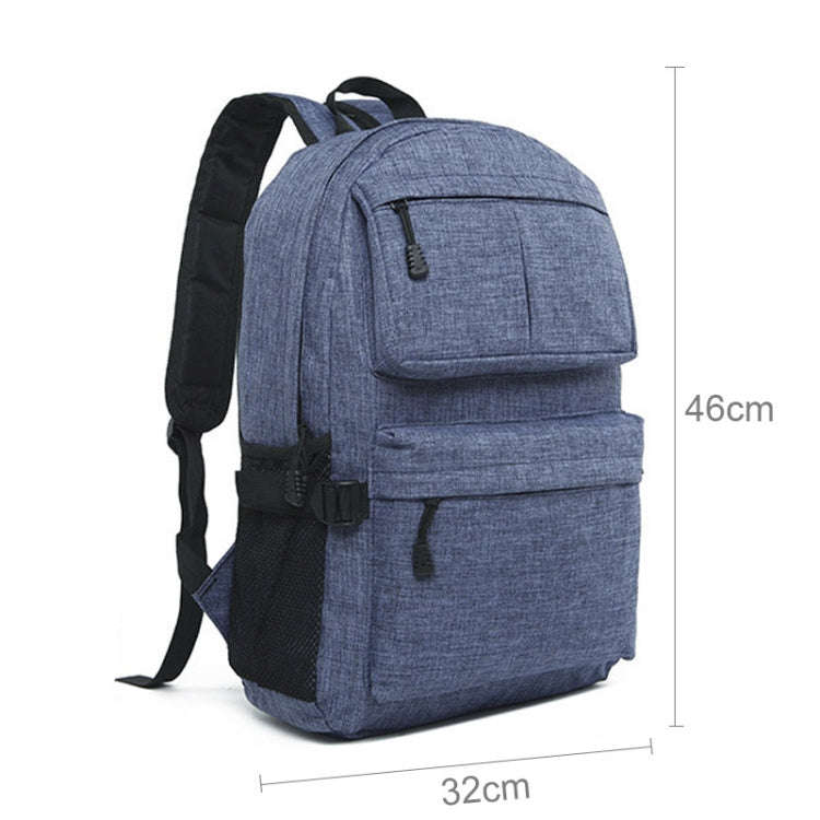 Universal Multi-Function Oxford Cloth Laptop Shoulders Bag Backpack with External USB Charging Po...