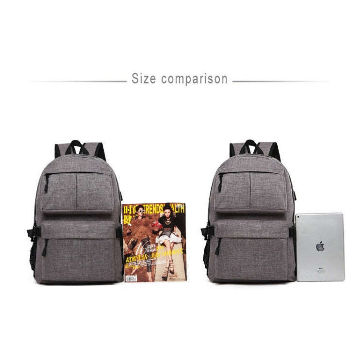 Universal Multi-Function Oxford Cloth Laptop Shoulders Bag Backpack with External USB Charging Po...