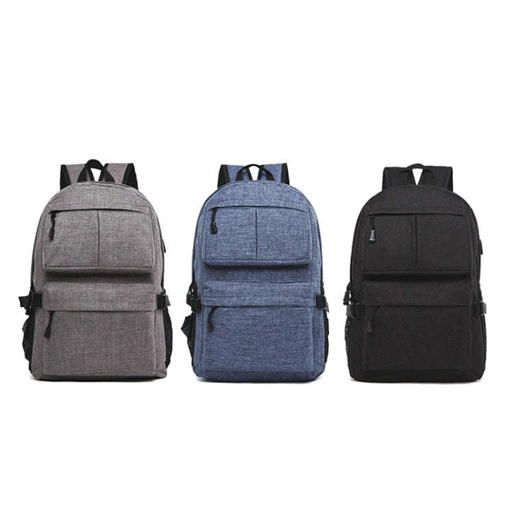Universal Multi-Function Oxford Cloth Laptop Shoulders Bag Backpack with External USB Charging Po...