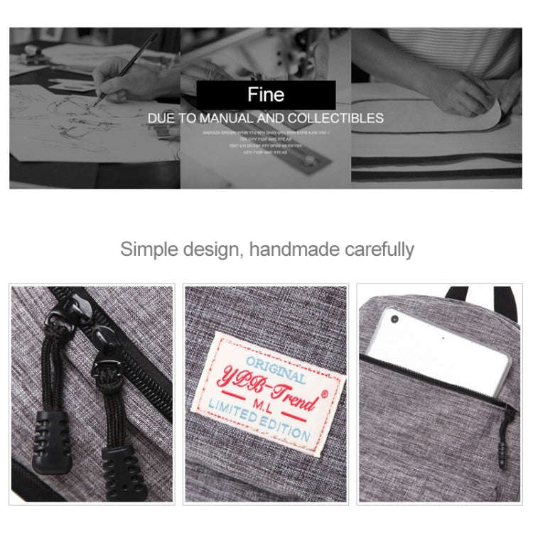 Universal Multi-Function Canvas Cloth Laptop Computer Shoulders Backpack Students Bag for 13-15 i...