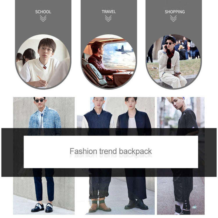 Universal Multi-Function Canvas Cloth Laptop Computer Shoulders Backpack Students Bag for 13-15 i...
