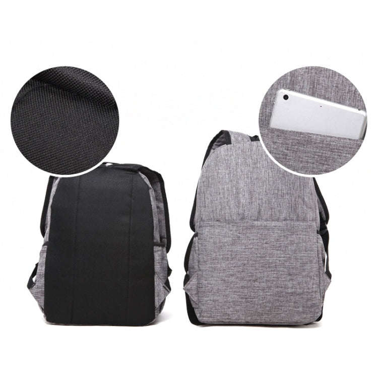 Universal Multi-Function Canvas Laptop Computer Shoulders Bag Leisurely Backpack Students Bag, Sm...