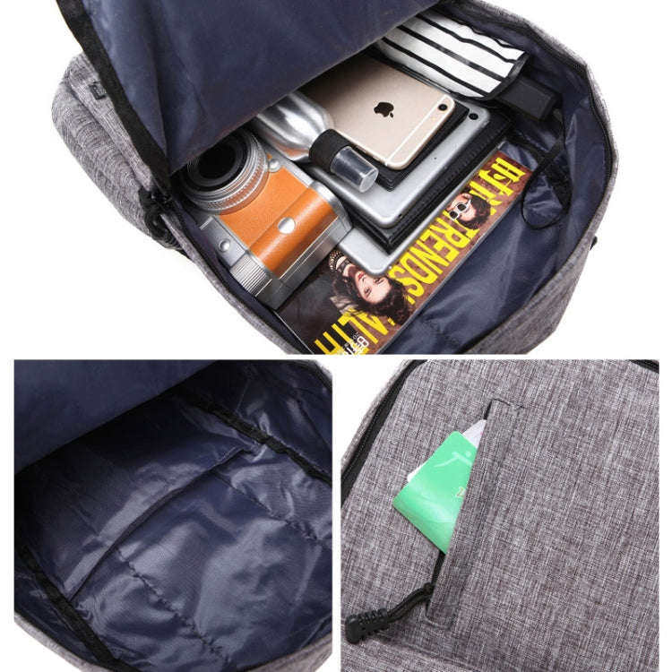 Universal Multi-Function Canvas Laptop Computer Shoulders Bag Leisurely Backpack Students Bag, Sm...