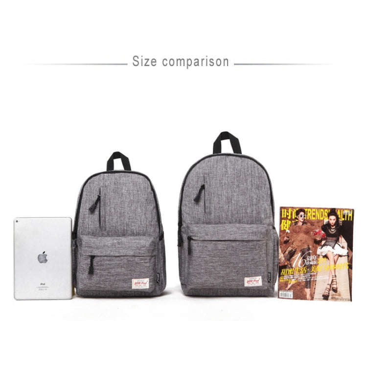 Universal Multi-Function Canvas Laptop Computer Shoulders Bag Leisurely Backpack Students Bag, Sm...