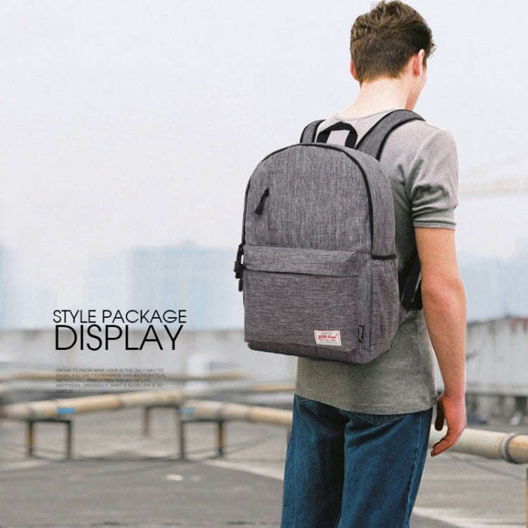 Universal Multi-Function Canvas Laptop Computer Shoulders Bag Leisurely Backpack Students Bag, Sm...