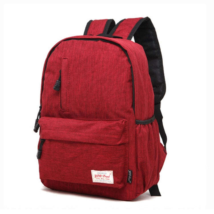 Universal Multi-Function Canvas Laptop Computer Shoulders Bag Leisurely Backpack Students Bag, Bi...