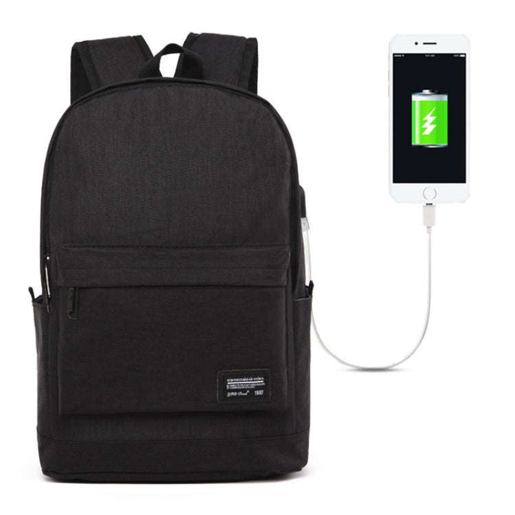 Universal Multi-Function Oxford Cloth Laptop Shoulders Bag Backpack with External USB Charging Po...