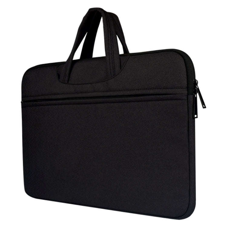 Breathable Wear-resistant Shoulder Handheld Zipper Laptop Bag, For 12 inch and Below Macbook, Sam...