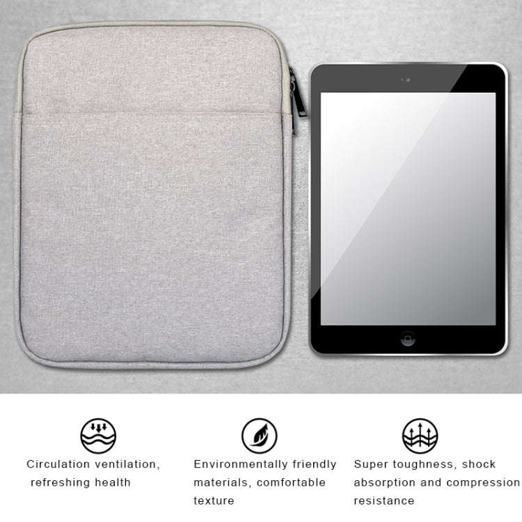 ND00 8 inch Shockproof Tablet Liner Sleeve Pouch Bag Cover, For iPad Mini 1 / 2 / 3 / 4 (Grey)
