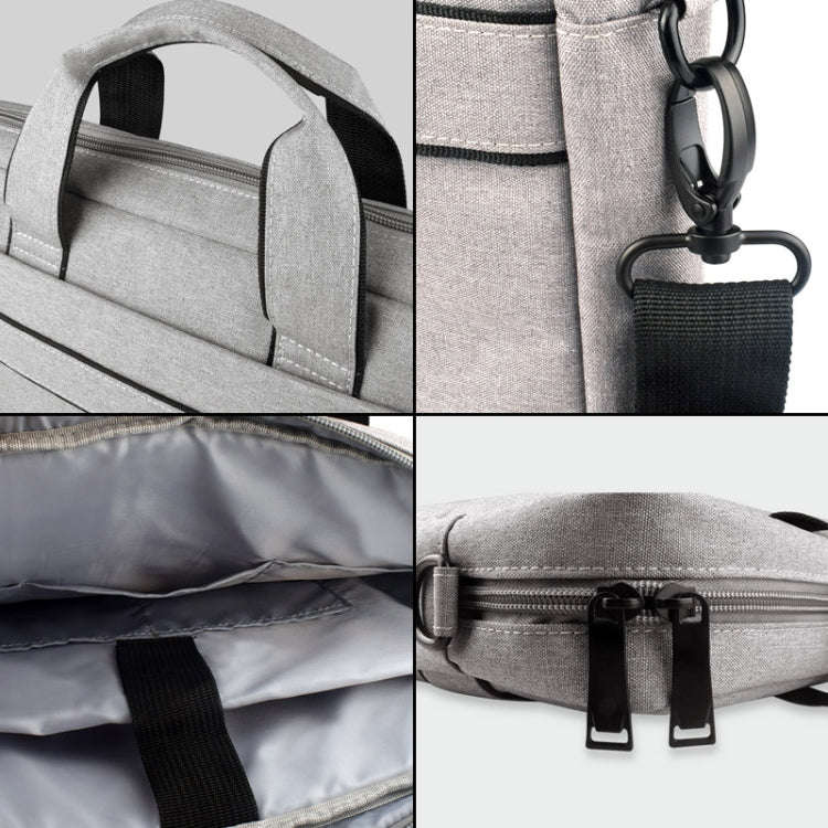 Breathable Wear-resistant Thin and Light Fashion Shoulder Handheld Zipper Laptop Bag with Shoulde...