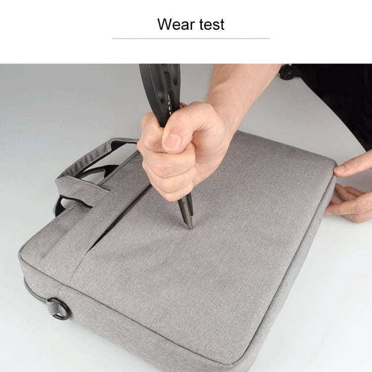 Breathable Wear-resistant Thin and Light Fashion Shoulder Handheld Zipper Laptop Bag with Shoulde...