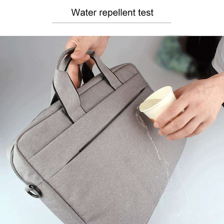 Breathable Wear-resistant Thin and Light Fashion Shoulder Handheld Zipper Laptop Bag with Shoulde...