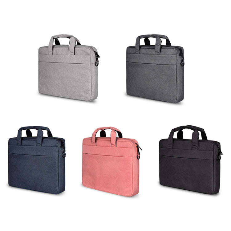 Breathable Wear-resistant Thin and Light Fashion Shoulder Handheld Zipper Laptop Bag with Shoulde...