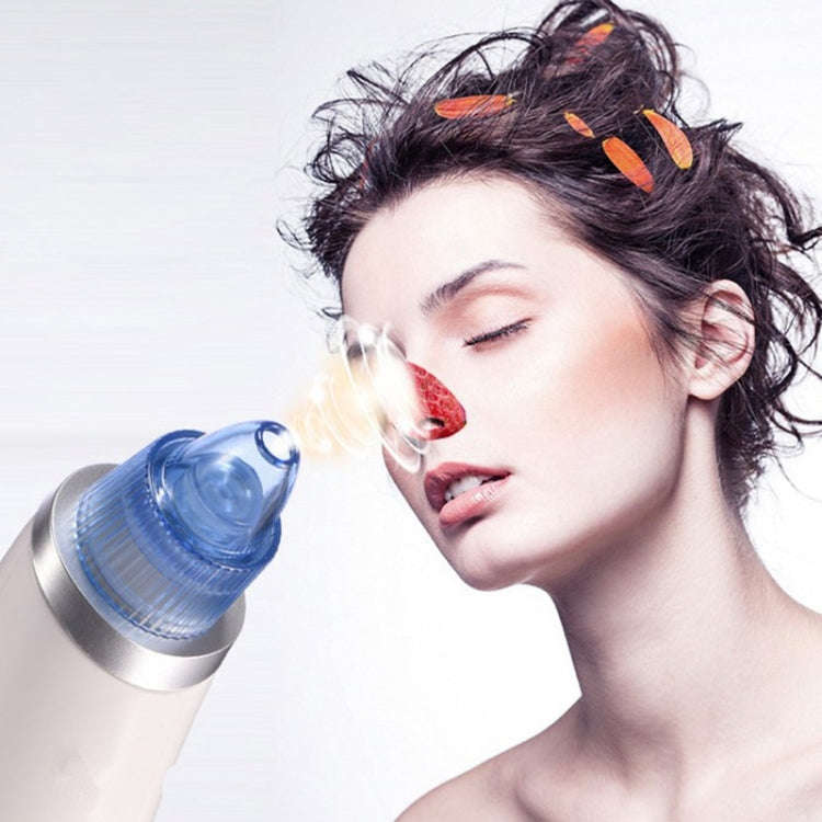 5W 1A Multi-function Blackhead Extractor Pore Cleanser with Four Probes (Blue)