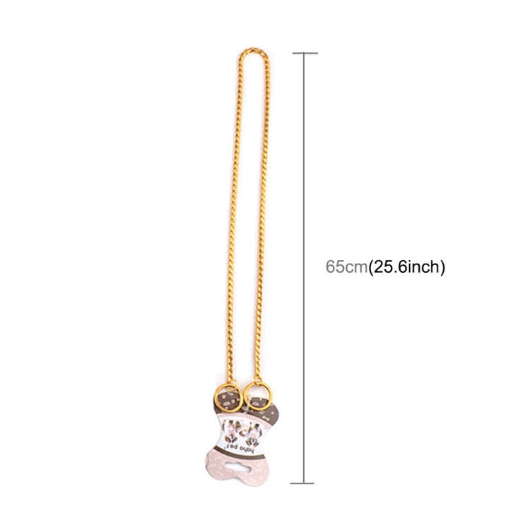 Pet Collars Pet Neck Strap Dog Neckband Snake Chain Dog Chain  Solid  Metal Chain Dog CollarLe...