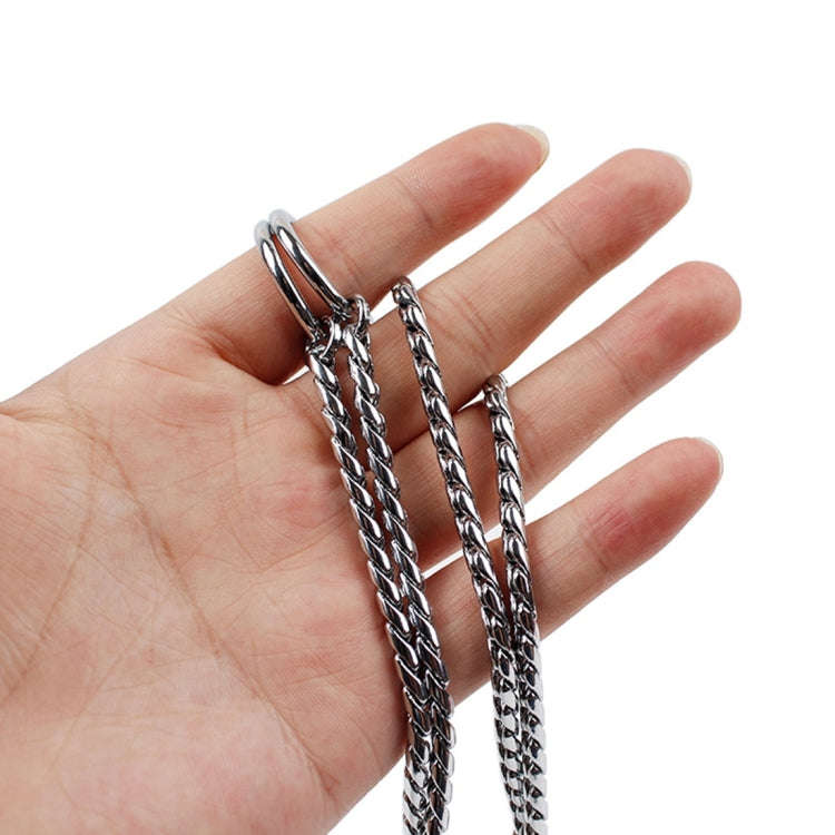 35cm Pet P Chain Pet Collars Pet Neck Strap Dog Neckband Snake Chain Dog Chain  Solid  Metal Chai...