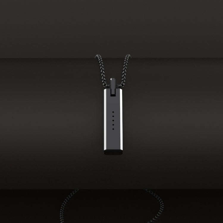 Mijobs Metal Screwless Magnetic Pendant Necklace for Fitbit Flex 2, Host not Included(Black)