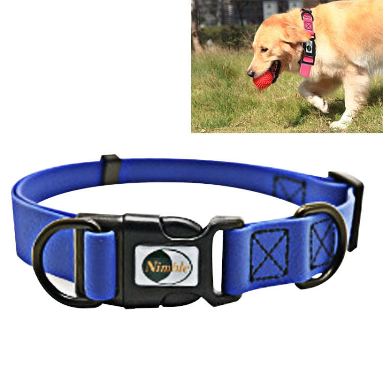 PVC Material Waterproof Adjustable Dual Loop Pet Dogs Collar, Suitable for Ferocious Dogs, Size: ...