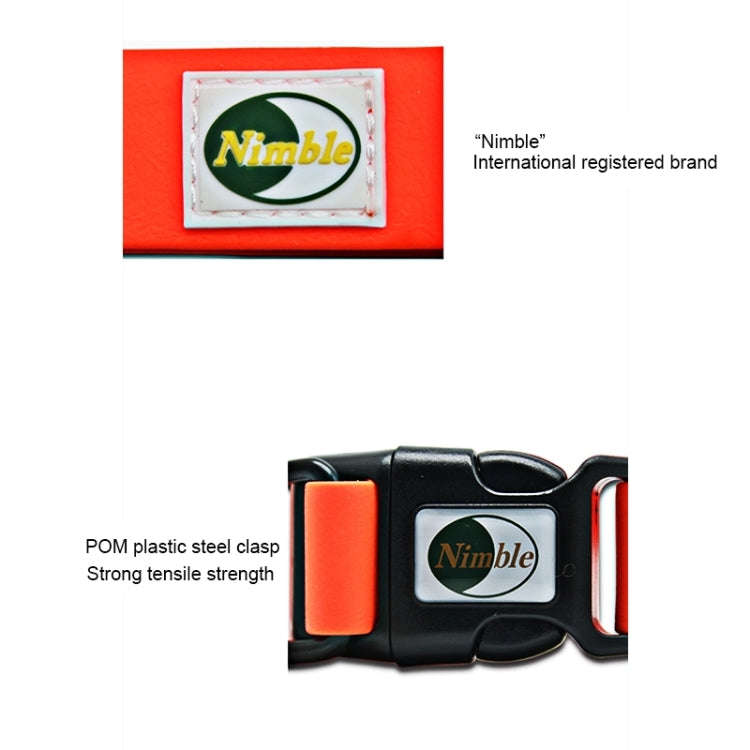 PVC Material Waterproof Adjustable Dual Loop Pet Dogs Collar, Suitable for Ferocious Dogs, Size: ...