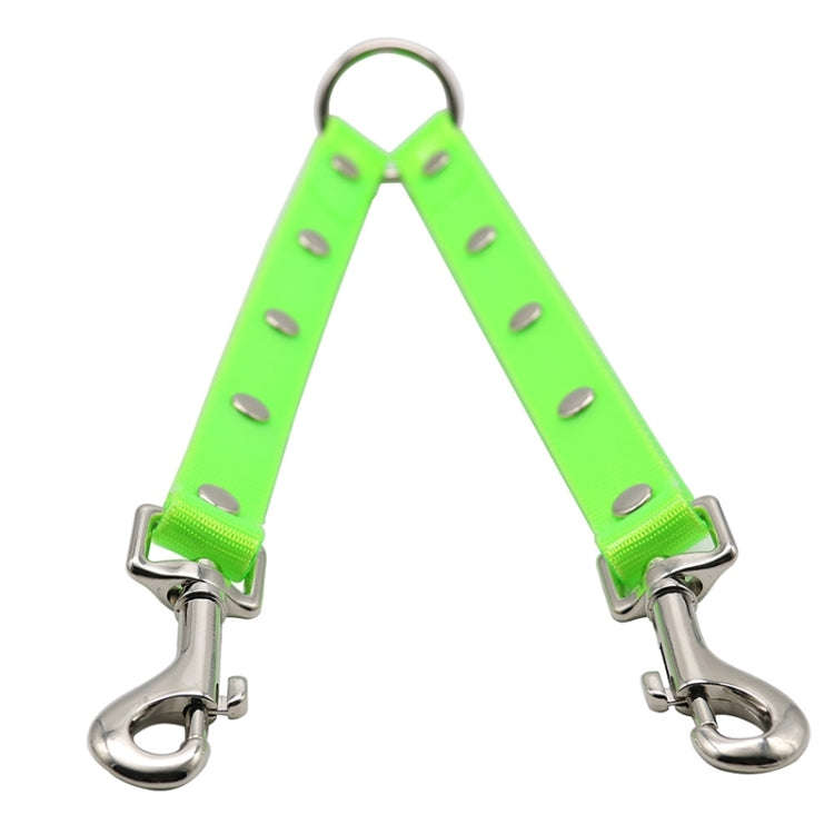 TPU Material Pet Dogs 2 in 1 Tangle-free Traction Rope Double Pet Dog Walking Leash, Length: 25 c...