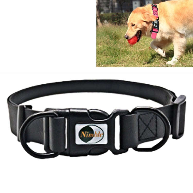 PVC Material Waterproof Adjustable Dual Loop Pet Dogs Collar, Suitable for Ferocious Dogs, Size: ...