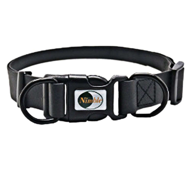 PVC Material Waterproof Adjustable Dual Loop Pet Dogs Collar, Suitable for Ferocious Dogs, Size: ...