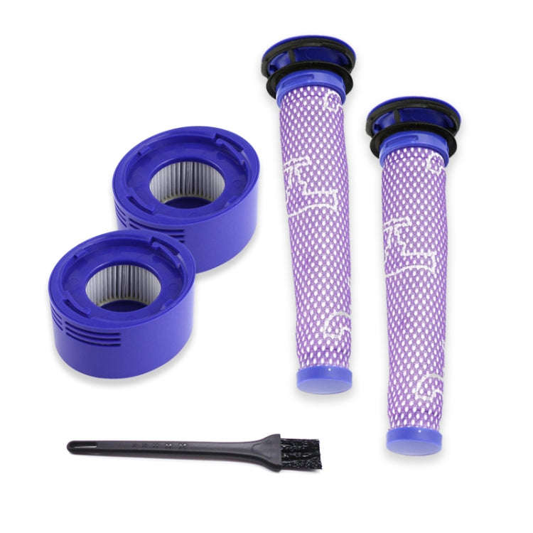 XD936 5 in 1 Pre Filter Core + Rear Filter Core + Cleaning Brush for Dyson V7 / V8  Vacuum Cleane...
