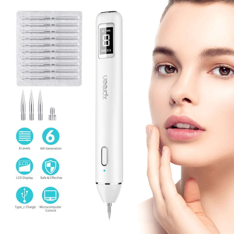 Xpreen XPRE061 Professional Dark Spot Remover Freckle Tattoo Chargeable Wart Mole Remover, with L...
