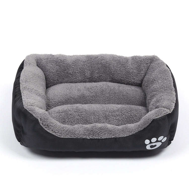 Four Seasons Genuine Warm Pet Dog Kennel Mat Teddy Pomerang Dog Mat, Size: XXL, 95×72×18cm(Blac...