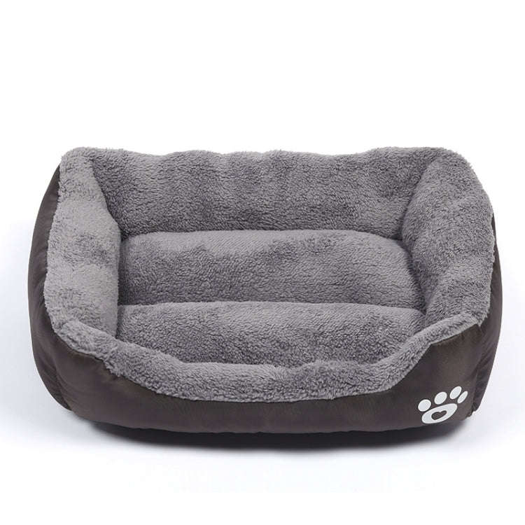 Candy Color Four Seasons Genuine Warm Pet Dog Kennel Mat Teddy Dog Mat, Size: L, 66×50×14cm (Co...