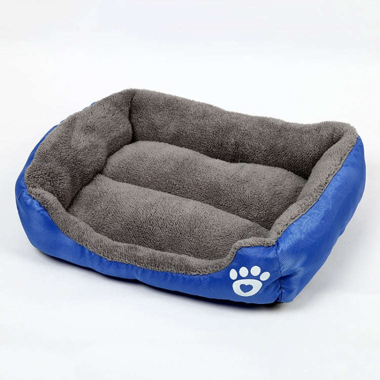 Candy Color Four Seasons Genuine Warm Pet Dog Kennel Mat Teddy Dog Mat, Size: S, 43×32×10cm (Da...