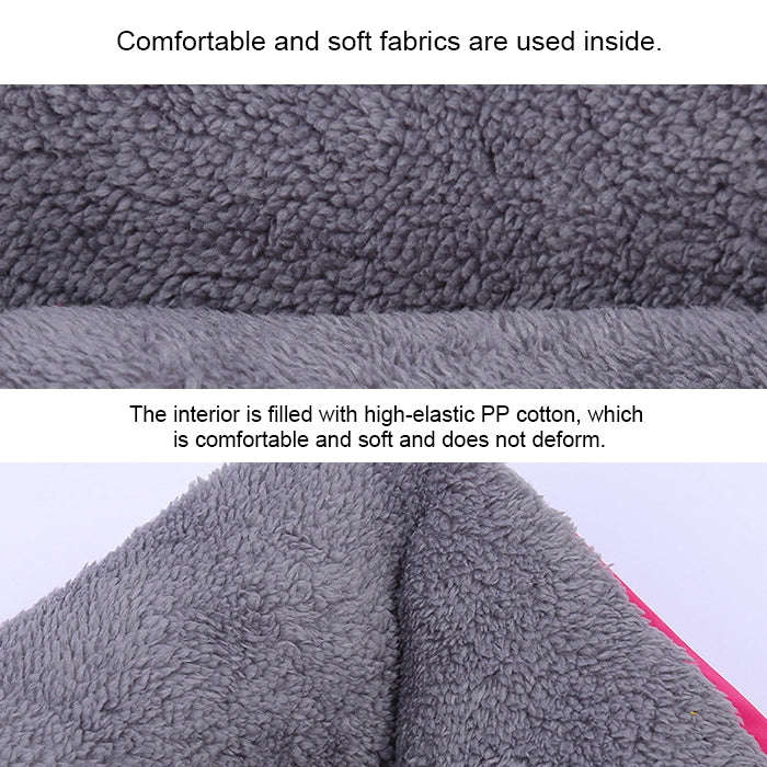 Candy Color Four Seasons Genuine Warm Pet Dog Kennel Mat Teddy Dog Mat, Size: S, 43×32×10cm (Blue)