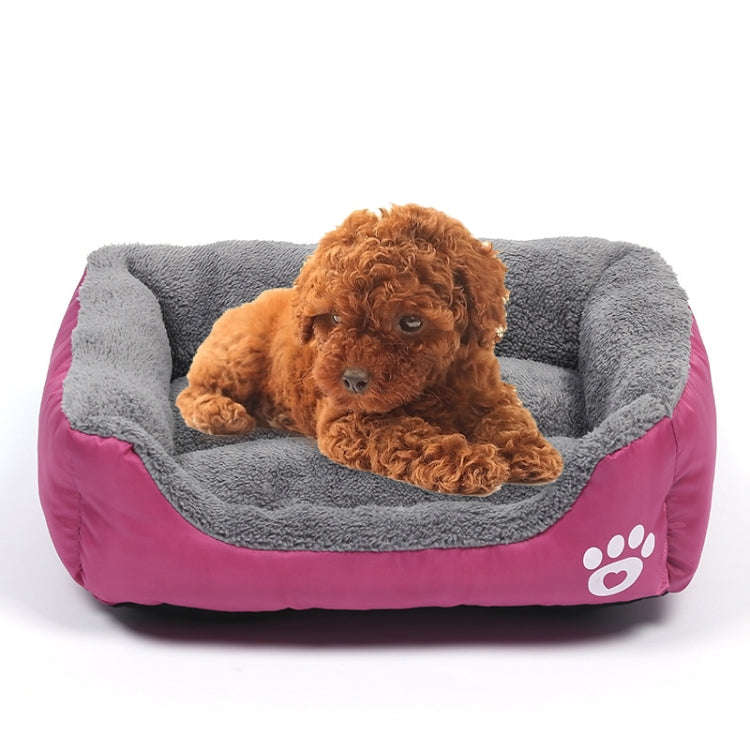 Candy Color Four Seasons Genuine Warm Pet Dog Kennel Mat Teddy Dog Mat, Size: XL, 80×60×16cm (M...