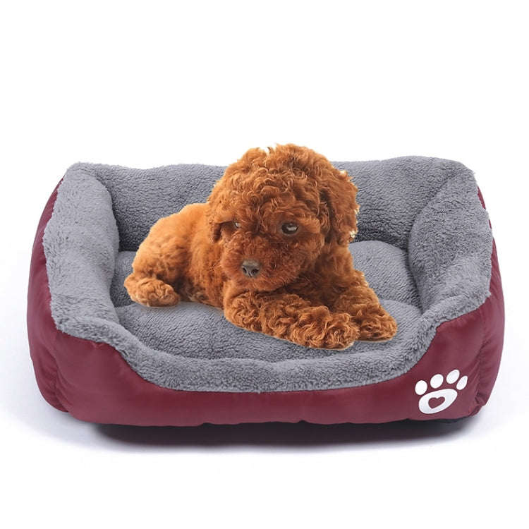 Candy Color Four Seasons Genuine Warm Pet Dog Kennel Mat Teddy Dog Mat, Size: XL, 80×60×16cm (W...