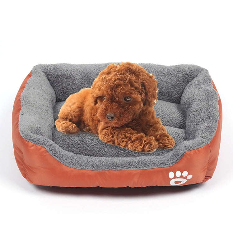 Candy Color Four Seasons Genuine Warm Pet Dog Kennel Mat Teddy Dog Mat, Size: XXL, 95×72×18cm (...