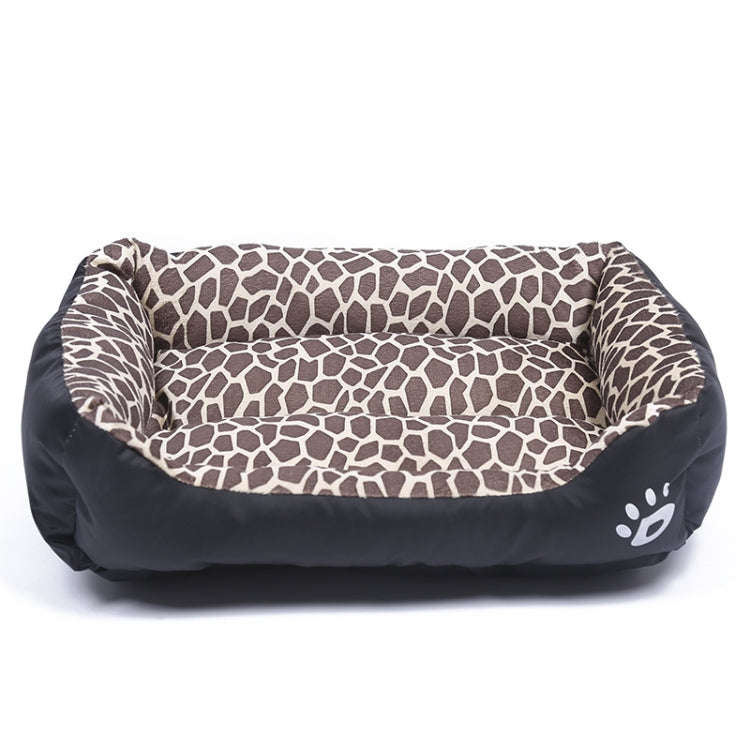 Animal Grain Four Seasons Genuine Warm Pet Dog Kennel Mat, Size: XL, 80×60×16cm(Amber)