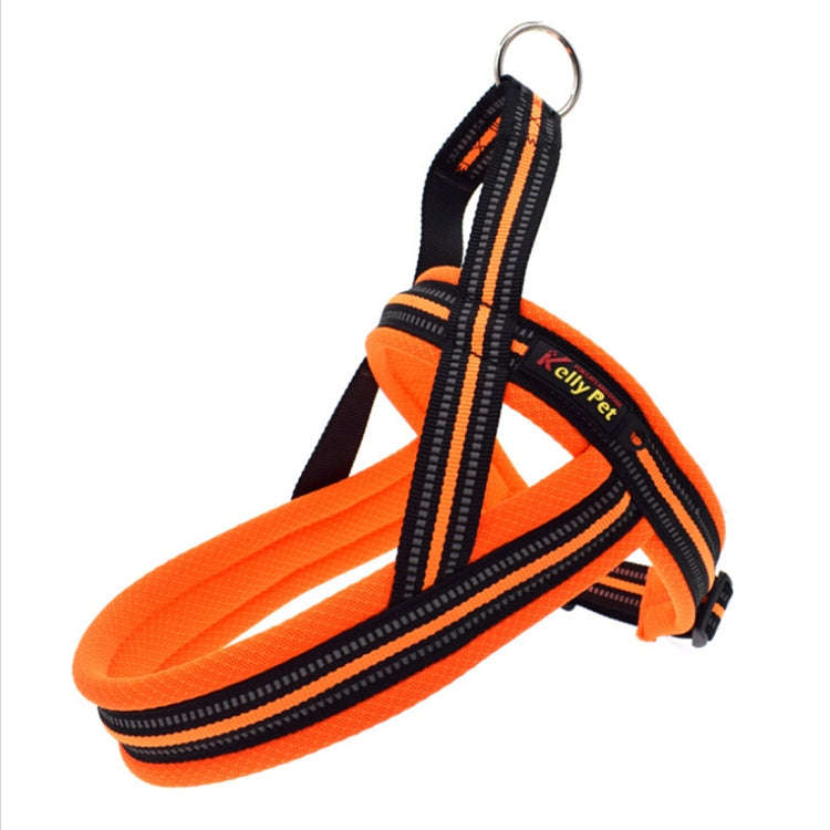 Pet Dogs A7 Reflective Polyester Chest Harness Lead Leash Traction Big Dogs Safety Chain Rope Col...