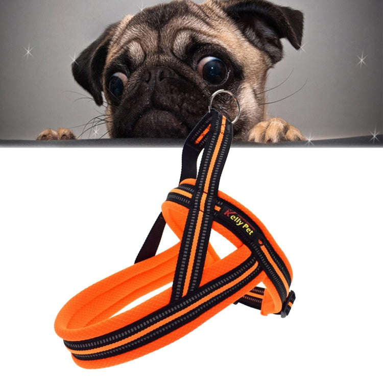 Pet Dogs A7 Reflective Polyester Chest Harness Lead Leash Traction Big Dogs Safety Chain Rope Col...