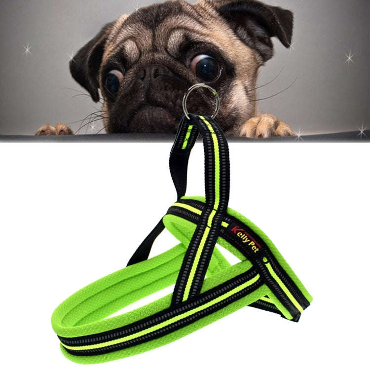 Pet Dogs A7 Reflective Polyester Chest Harness Lead Leash Traction Big Dogs Safety Chain Rope Col...
