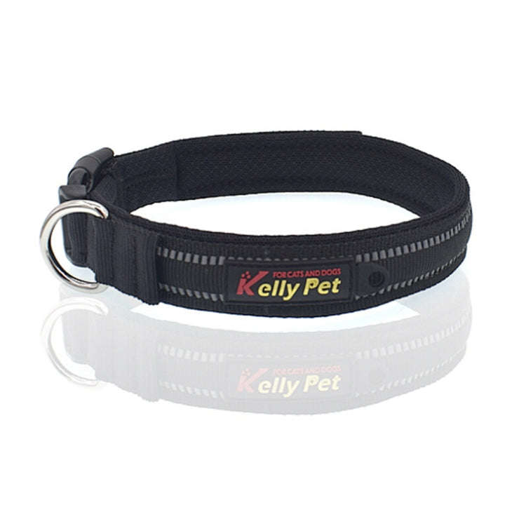 Pet Dogs Polyester Reflective Breathable Pets Collar Traction Lead Leash, Size: S, 2.0*35*40cm (B...