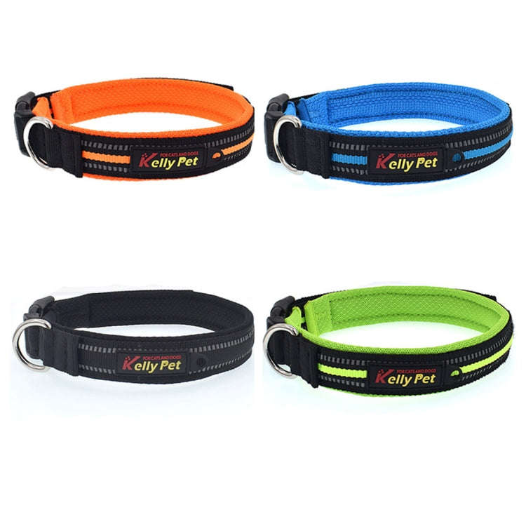 Pet Dogs Polyester Reflective Breathable Pets Collar Traction Lead Leash, Size: L, 2.5*47*54cm (B...