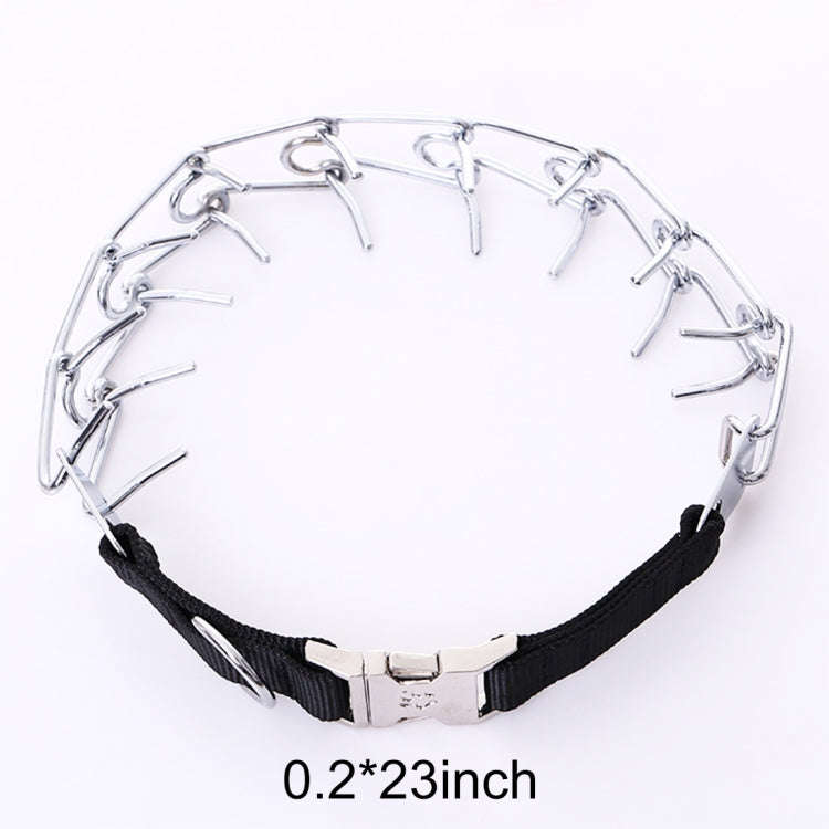 Pet Dogs High Quality Metal Collar Adjustable Chain Specific Training Dogs Chain Collar, Size: 4....