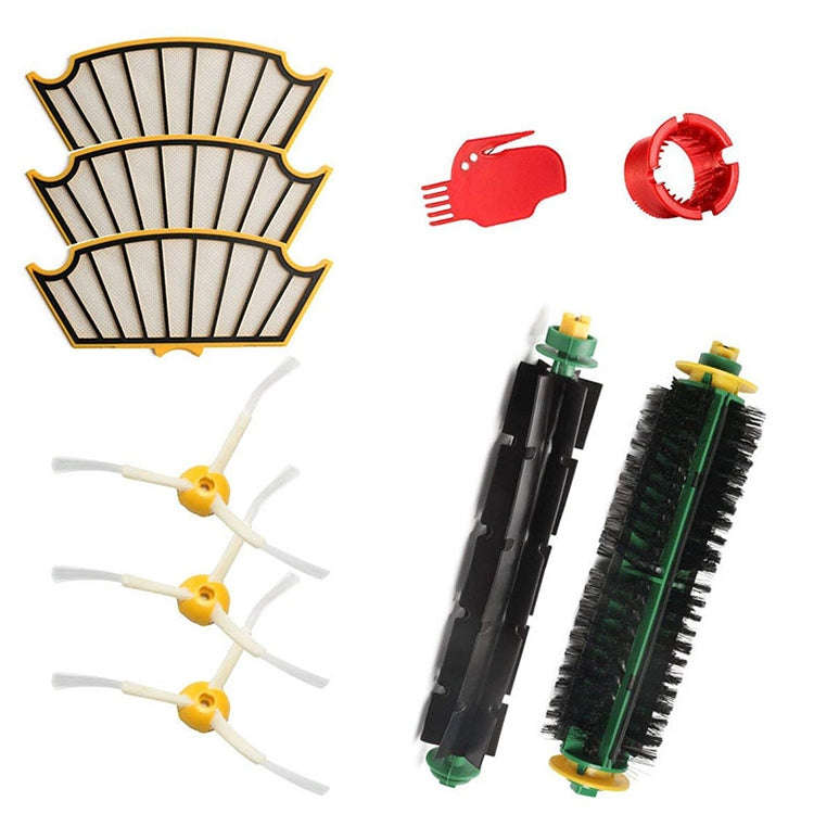 Sweeping Robot Accessories Roller Brush Side Brush Haipa Filter Accessories Set for iRobot 500 Se...