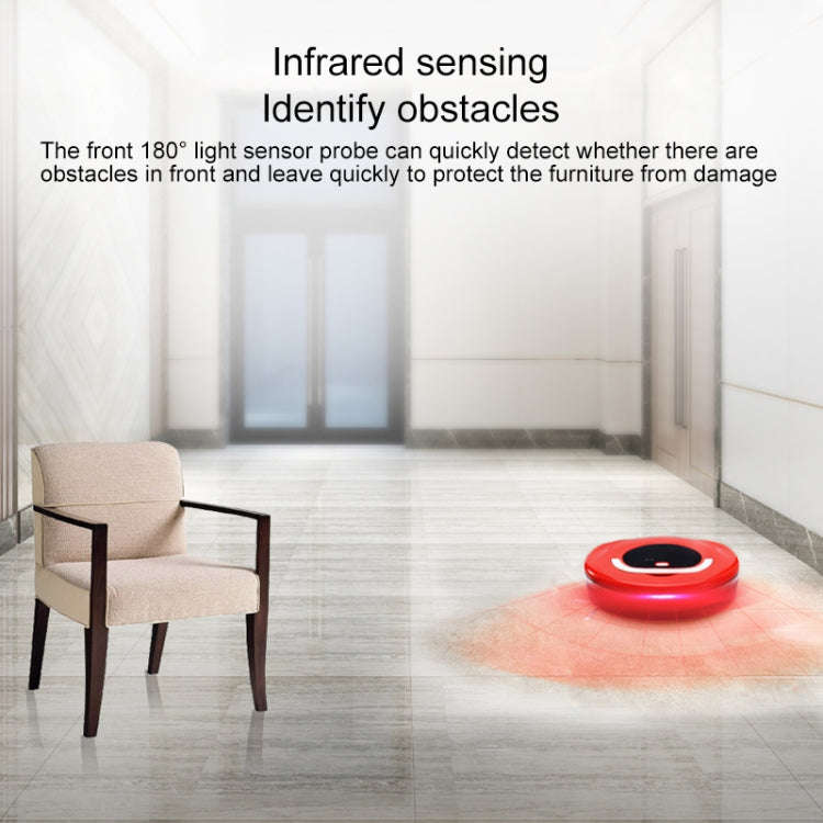 FD-RSW(C) Smart Household Sweeping Machine Cleaner Robot(Red)