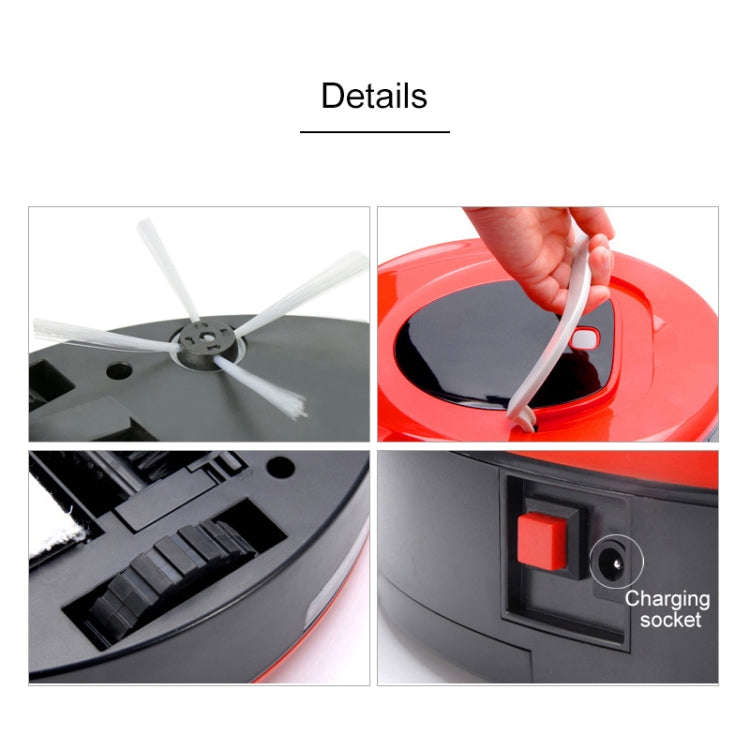 FD-RSW(C) Smart Household Sweeping Machine Cleaner Robot(Red)