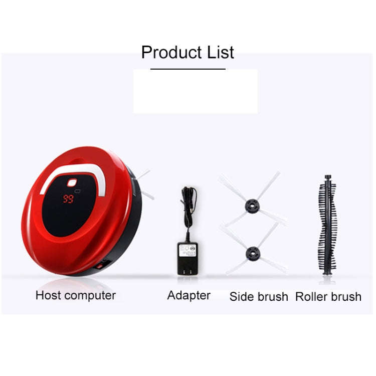 FD-RSW(C) Smart Household Sweeping Machine Cleaner Robot(Red)