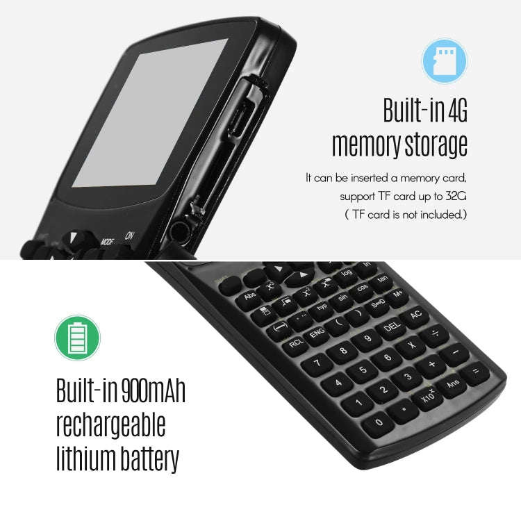 2.4 inch Display Screen Anti-peeping Scientific Calculator, Support Sound Recording / Radio / Mus...