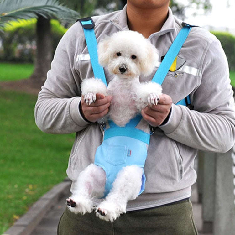 Pet Chest Backpack / Soft Leather Trouser Style Bag / Portable Pet Backpack for Dog and Other Pet...